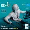 RESKIT RSF72-0066 Male driver for Deck Tractor A/S32A-49 (scene 2) (1 pcs) (3D Printed) 1/72